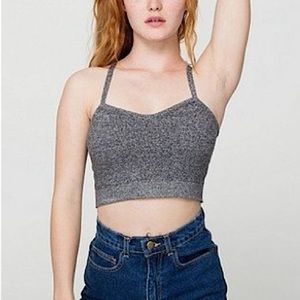 Cropped Knit Bralette Top